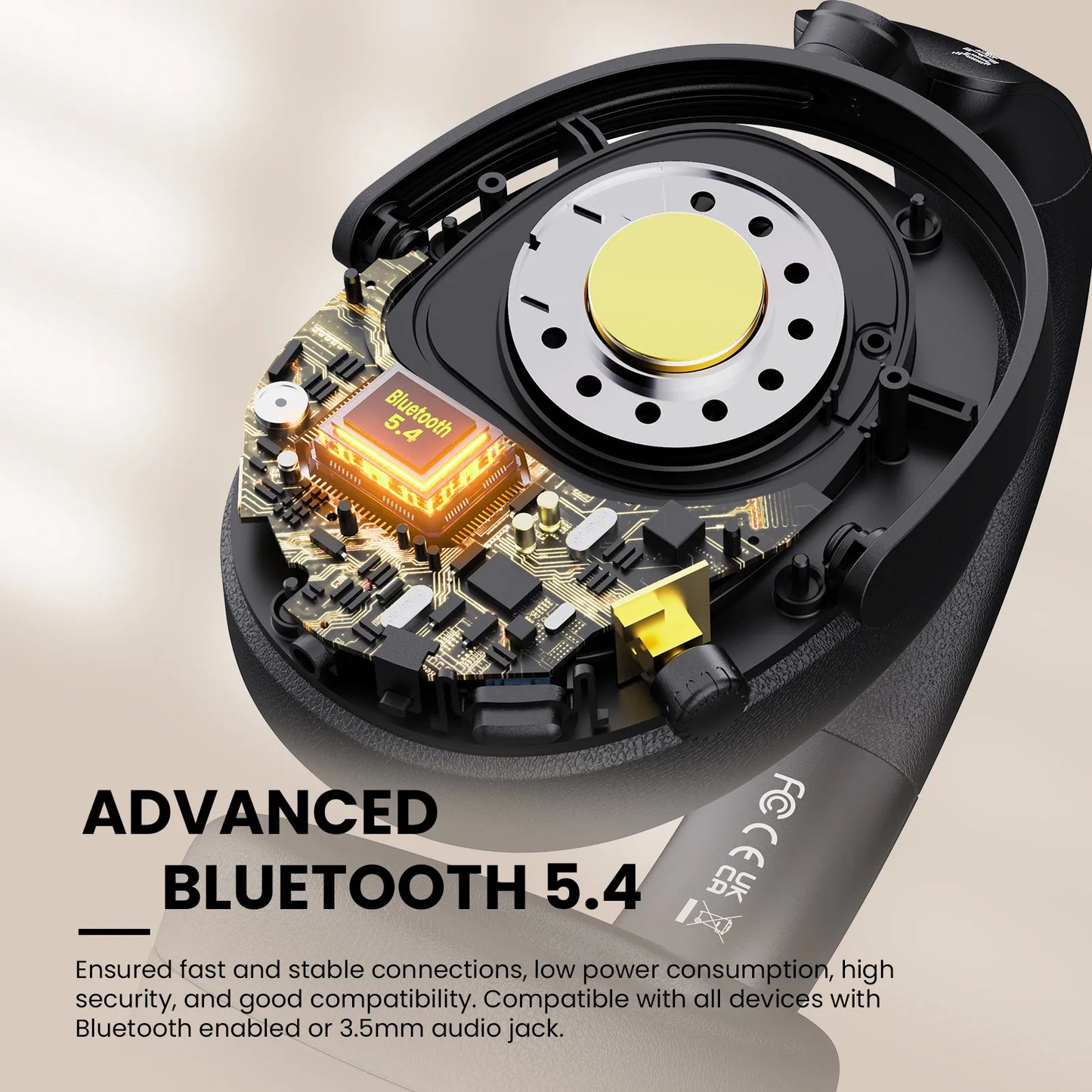 Oneodio SuperEQ A200 Headphones with Hybrid Active Noise Canceling