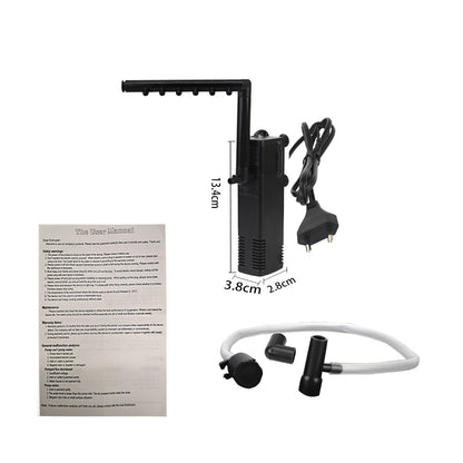 Aquarium Fish Tank Low Level Water Submersible Filter Pump