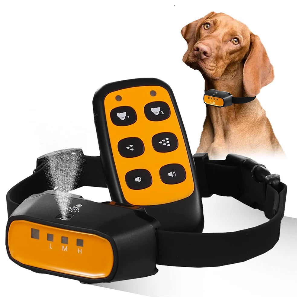 500ft Pet Dog 2 in 1 Citronella Anti bark Training Collar Auto & Remote Control