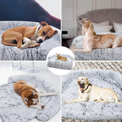 M-XL Removable Cover Plush Pet Dog Bed Sofa Cushion