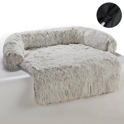 M-XL Removable Cover Plush Pet Dog Bed Sofa Cushion