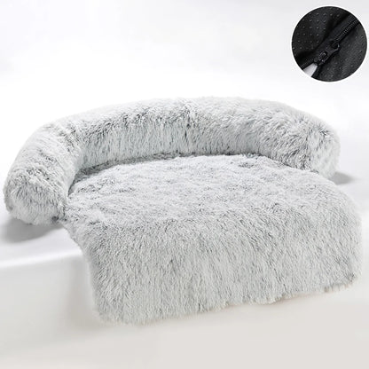 M-XL Removable Cover Plush Pet Dog Bed Sofa Cushion