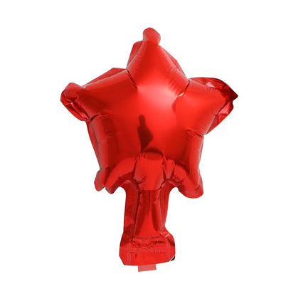 50pcs 5inch Foil Star Heart Balloons for Stunning Celebrations