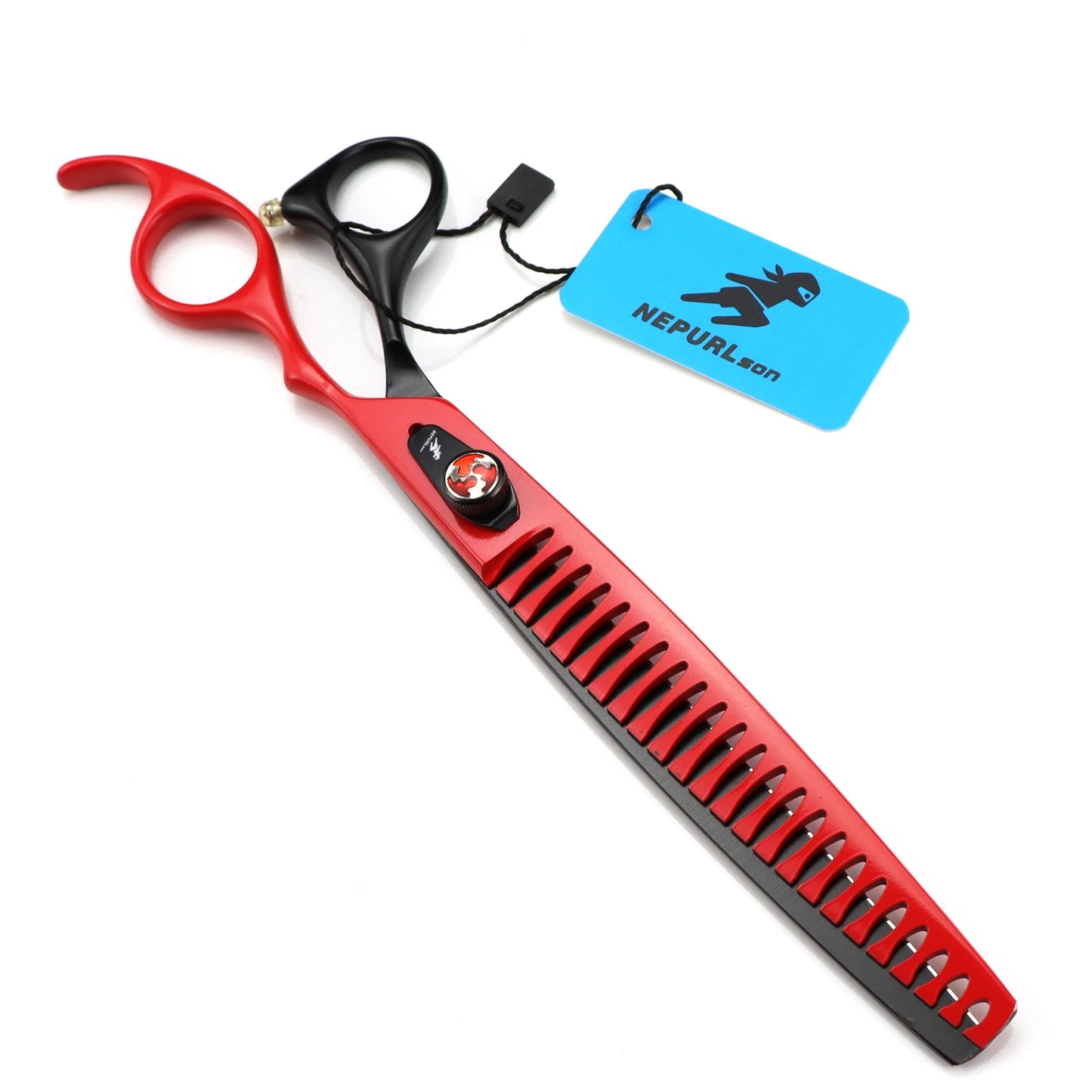 8" Stainless Steel Pet Dog Cat Fish Bone Grooming Scissors