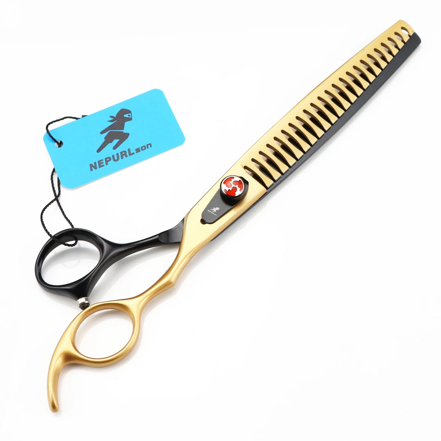 8" Stainless Steel Pet Dog Cat Fish Bone Grooming Scissors