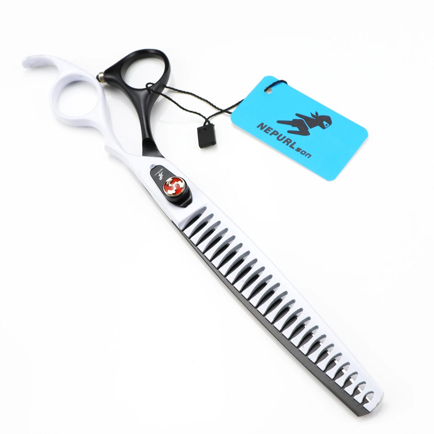 8" Stainless Steel Pet Dog Cat Fish Bone Grooming Scissors