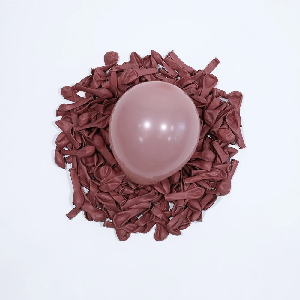 30pcs 5 Inch Burgundy Gray Gold Balloons for All Occasions