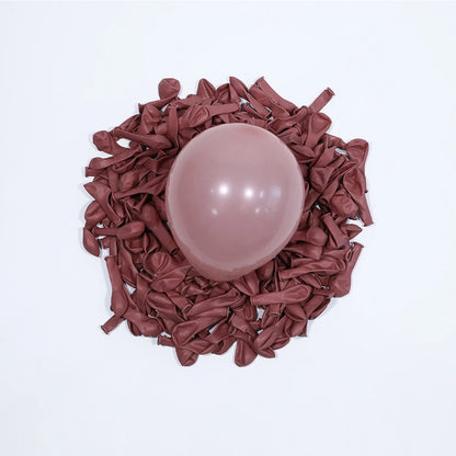 30pcs 5 Inch Burgundy Gray Gold Balloons for All Occasions