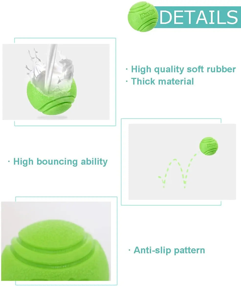 Pet Dog Bouncy Rubber Solid Ball Toys