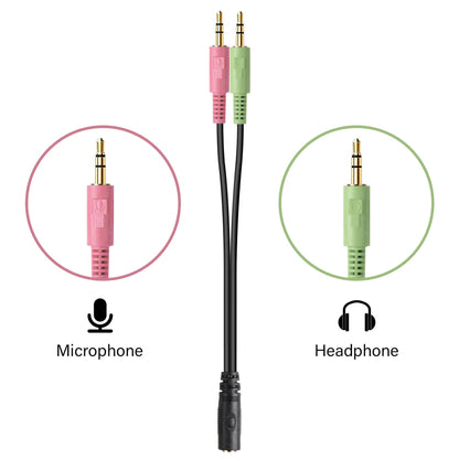 Oneodio Headphone Splitter Adapter for Easy Audio Sharing