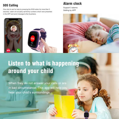 4G Kids Smart Watch GPS Video Call IP67 Waterproof Tracker