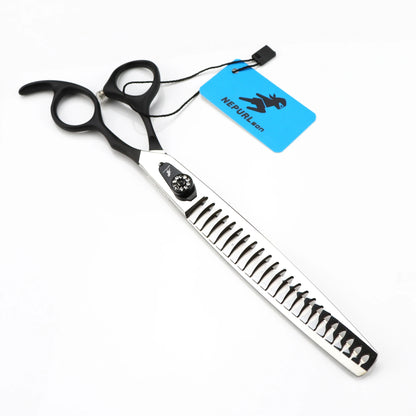 8" Stainless Steel Pet Dog Cat Fish Bone Grooming Scissors