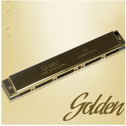 Slive 28-Hole Chromatic Harmonica in C Key