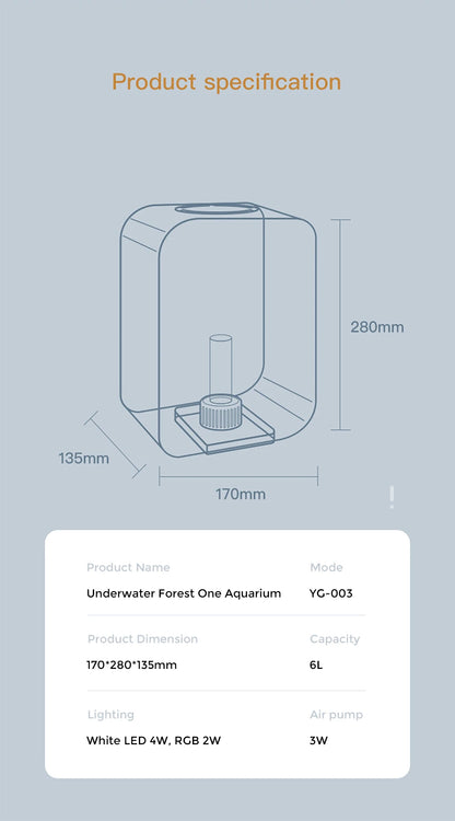 Desktop Smart Aquarium Fish Tank