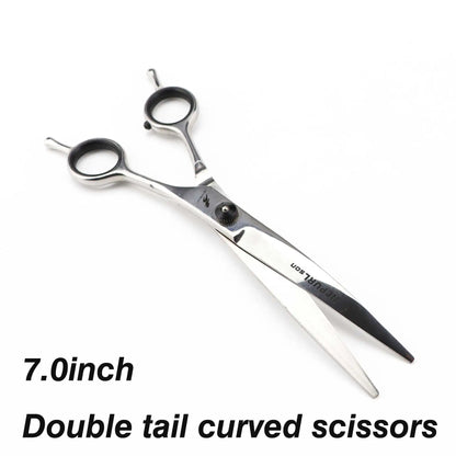 4-5pcs 6-7" Stainless Steel Pet Dog Cat Grooming Scissors Comb Sets