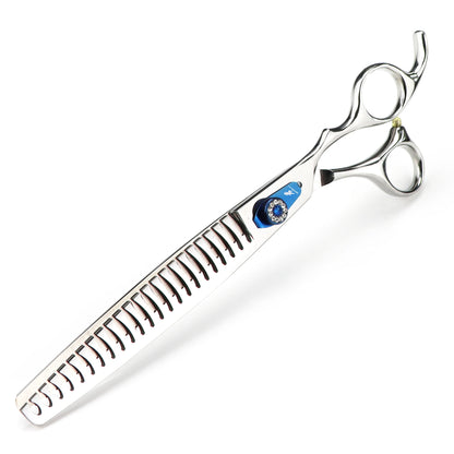 8" Stainless Steel Pet Dog Cat Fish Bone Grooming Scissors