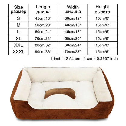 S-3XL Pet Dog Cat Bed Mats Sofa Lounger