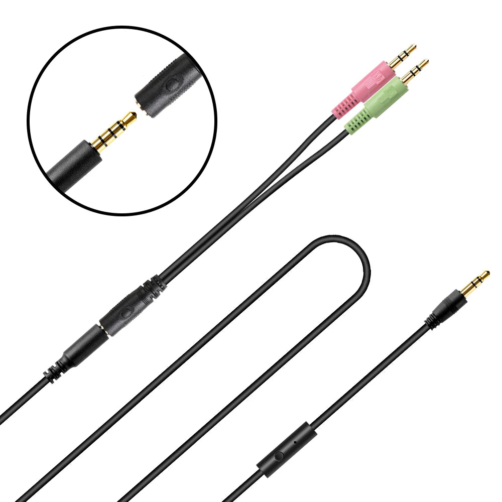 Oneodio Headphone Splitter Adapter for Easy Audio Sharing