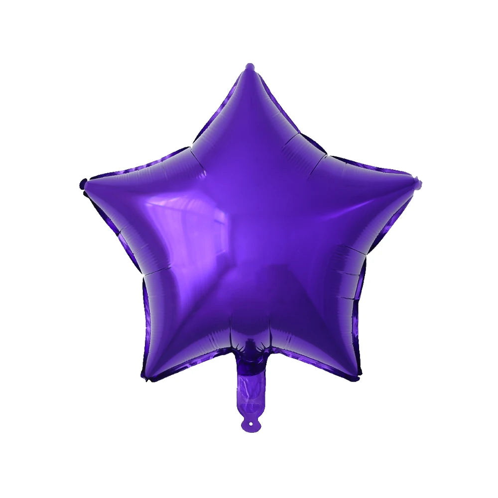 50pcs 18inch Star Heart Balloons for Every Celebration