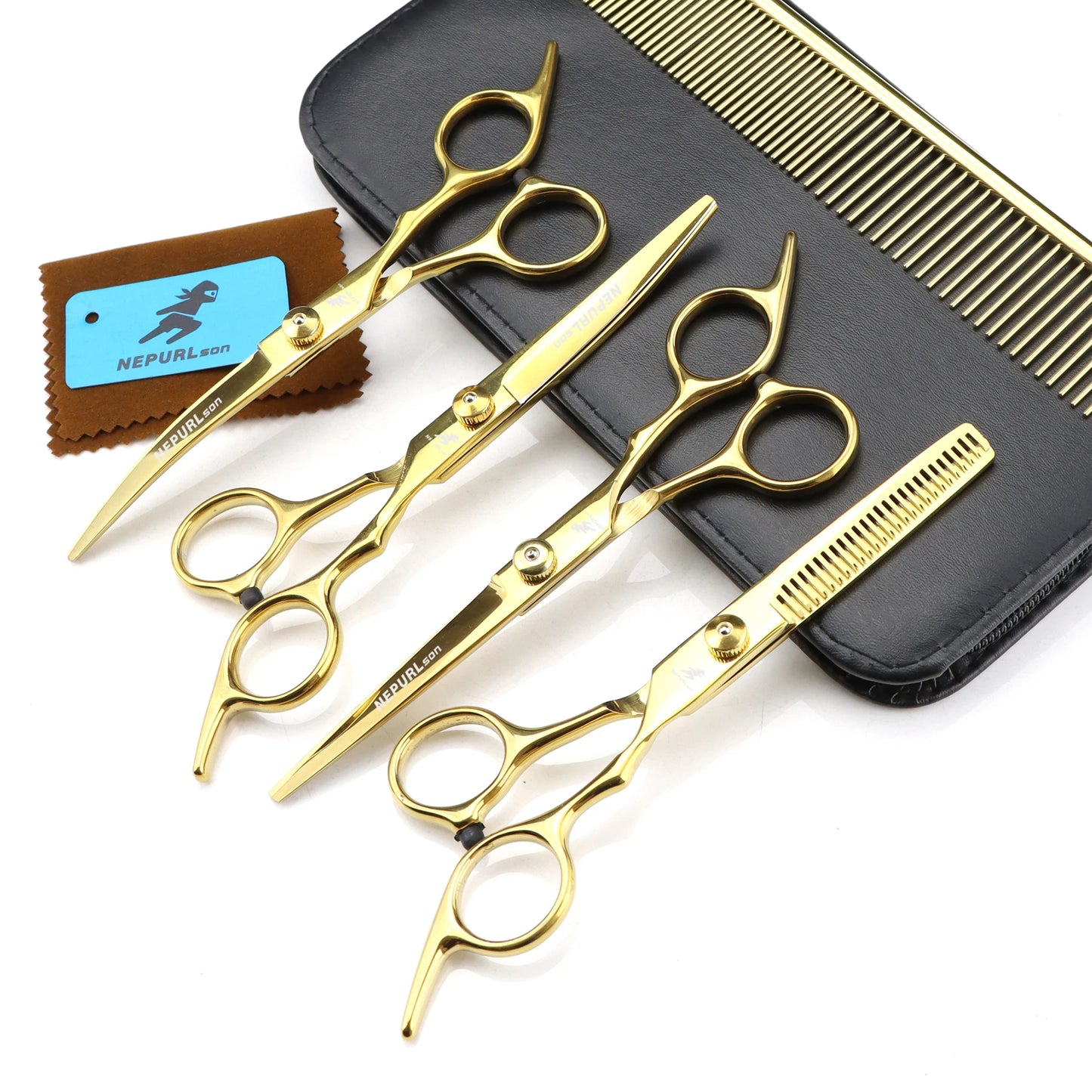 5pc 6" Stainless Steel Pet Dog Cat Grooming Comb Scissors Sets