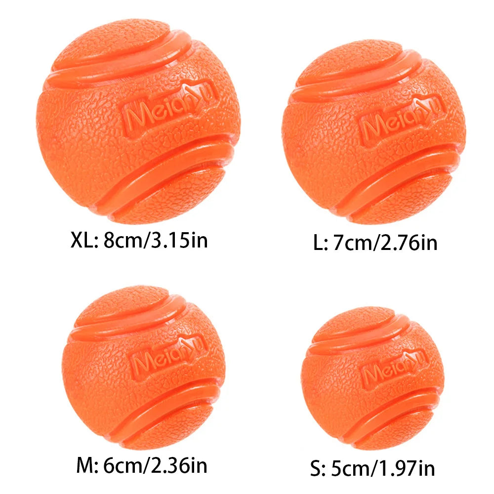 Pet Dog Bouncy Rubber Solid Ball Toys