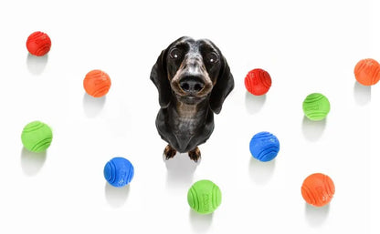 Pet Dog Bouncy Rubber Solid Ball Toys