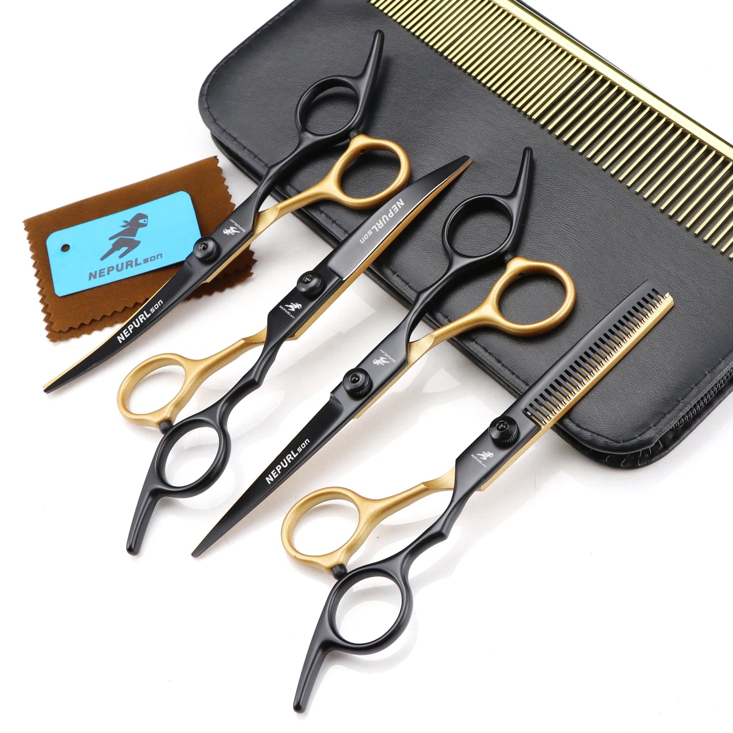 5pc 6" Stainless Steel Pet Dog Cat Grooming Comb Scissors Sets