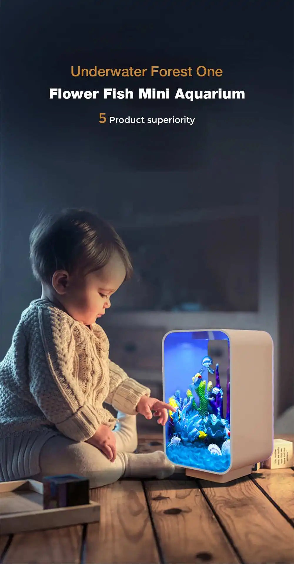 Desktop Smart Aquarium Fish Tank