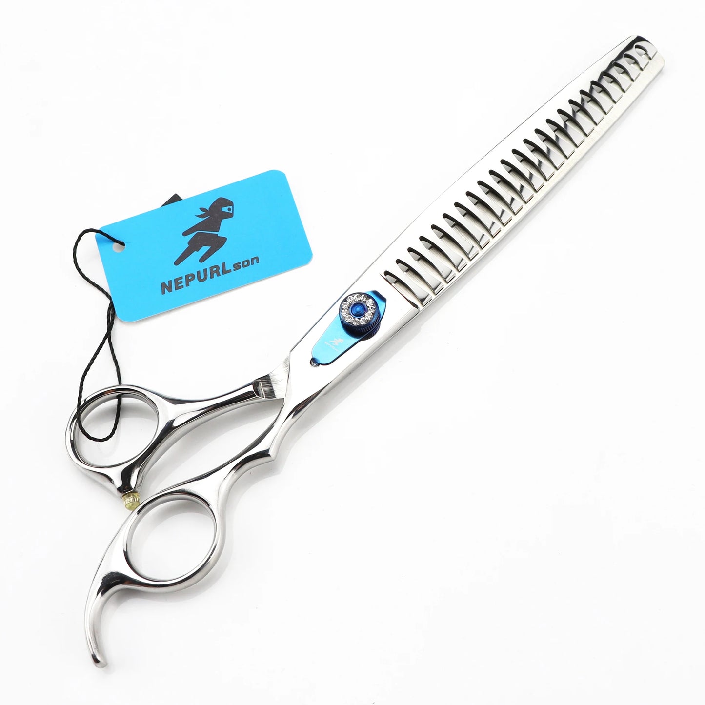 8" Stainless Steel Pet Dog Cat Fish Bone Grooming Scissors