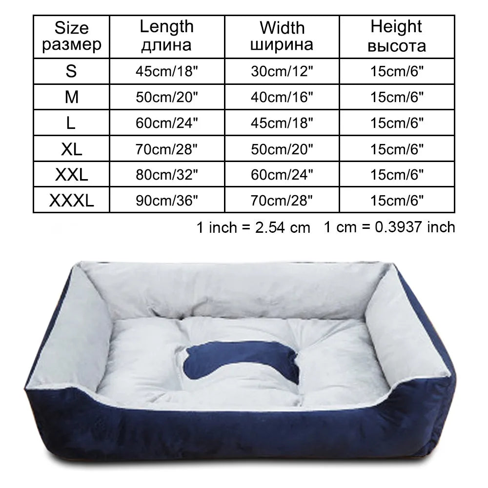 S-3XL Pet Dog Cat Bed Mats Sofa Lounger