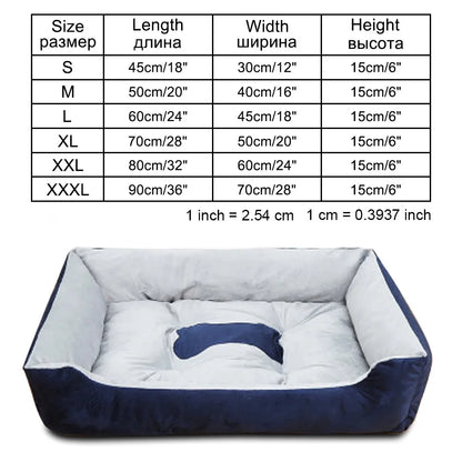 S-3XL Pet Dog Cat Bed Mats Sofa Lounger