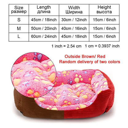 S-3XL Pet Dog Cat Bed Mats Sofa Lounger