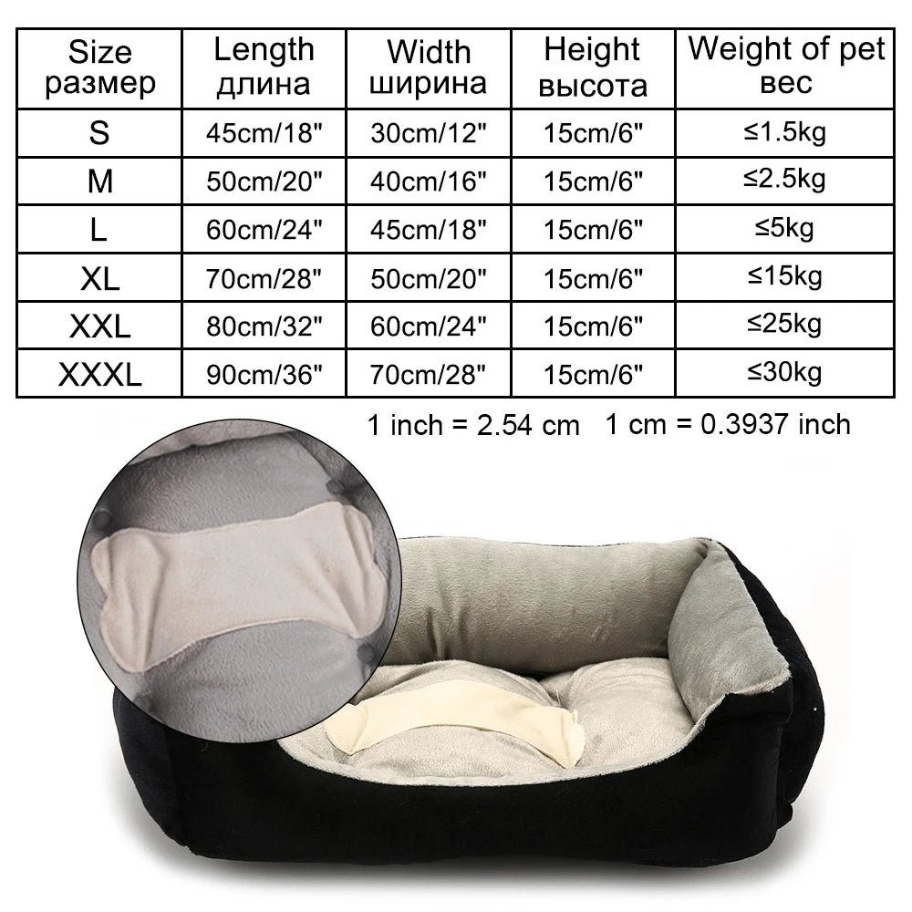 S-3XL Pet Dog Cat Bed Mats Sofa Lounger