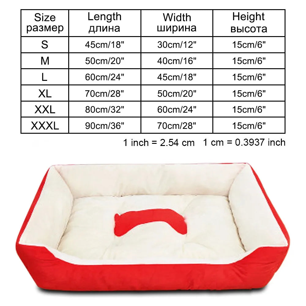 S-3XL Pet Dog Cat Bed Mats Sofa Lounger