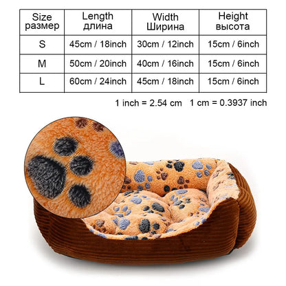 S-3XL Pet Dog Cat Bed Mats Sofa Lounger