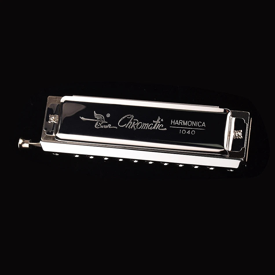 Professional 40-Tone Chromatic Harmonica in C Key