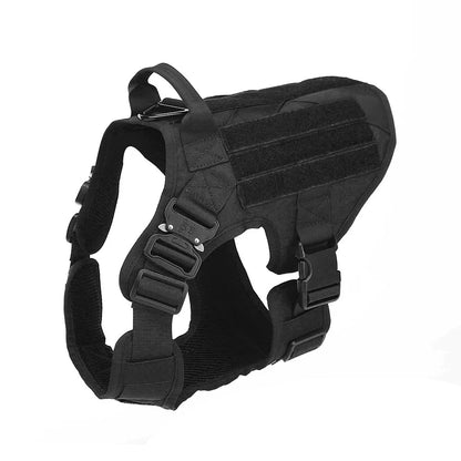 M-XL Pet Dog Tactical Harness Vest Collar And Leash Set