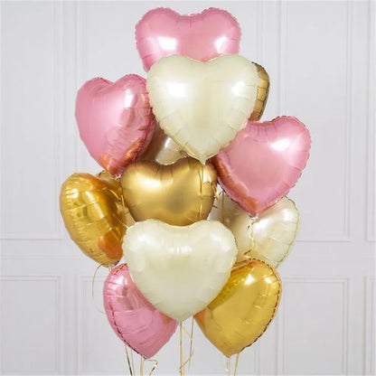 50pcs 18inch Star Heart Balloons for Every Celebration