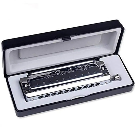 Professional 40-Tone Chromatic Harmonica in C Key