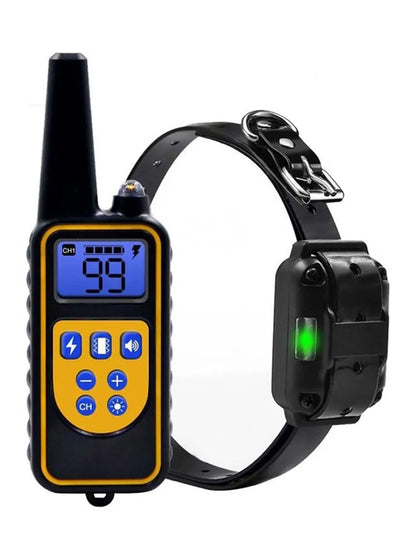 800yd Pet Dog Electric Training Collar Rechargeable LCD Display