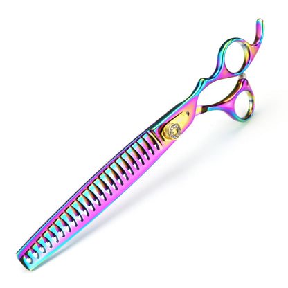 8" Stainless Steel Pet Dog Cat Fish Bone Grooming Scissors