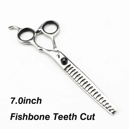 4-5pcs 6-7" Stainless Steel Pet Dog Cat Grooming Scissors Comb Sets