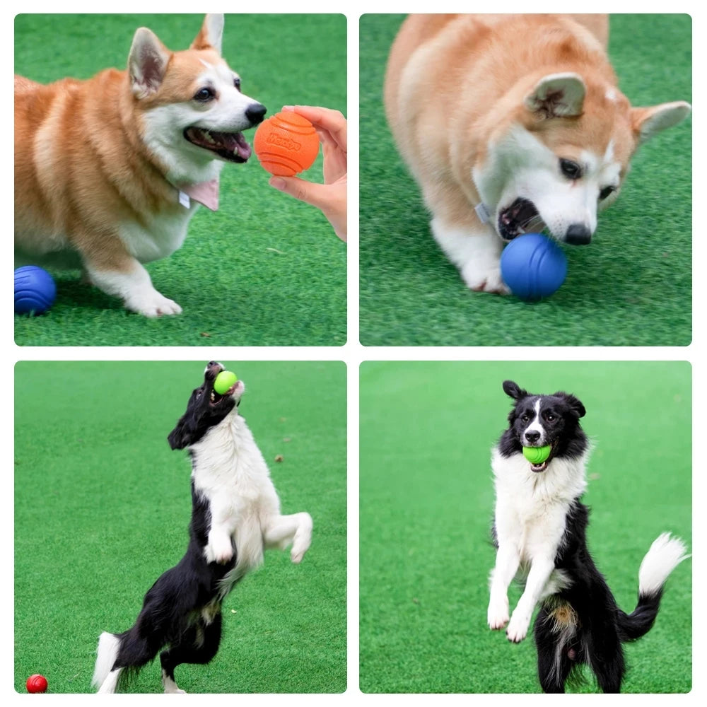 Pet Dog Bouncy Rubber Solid Ball Toys