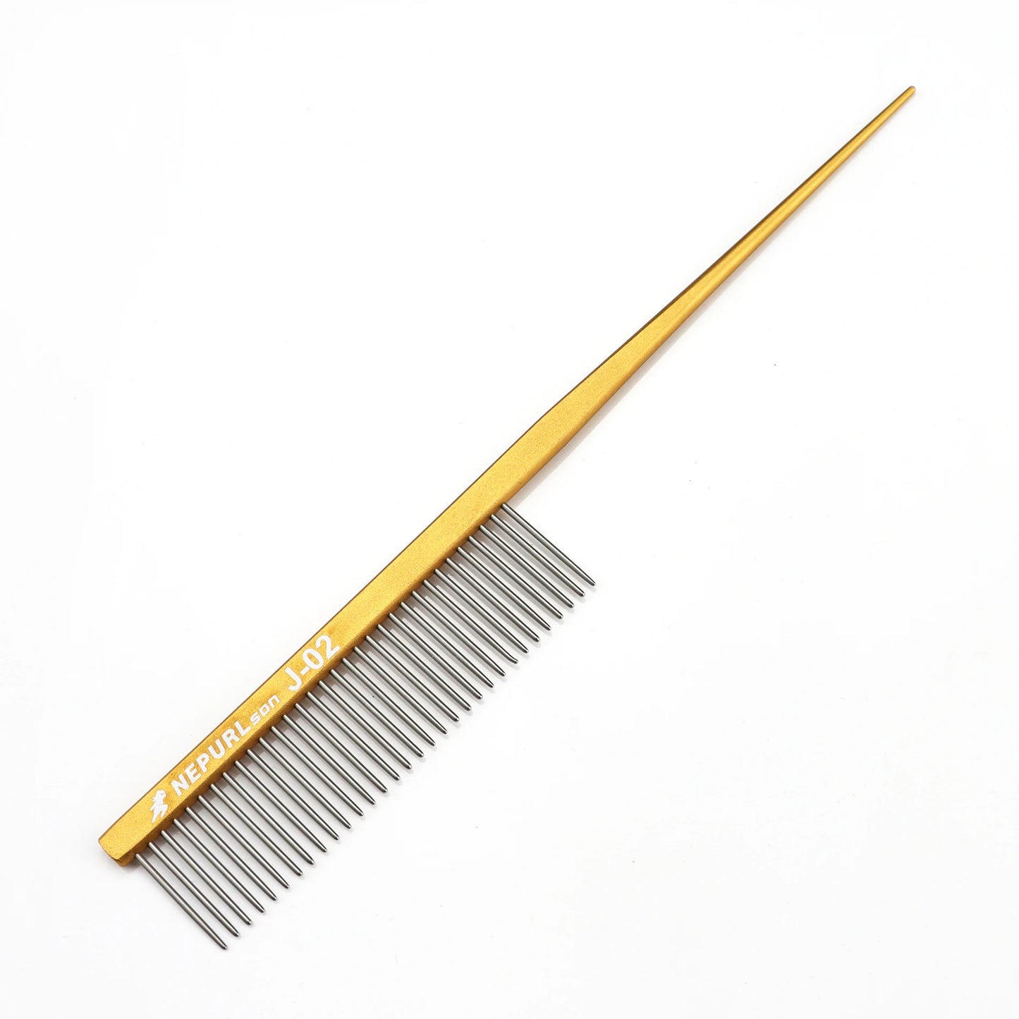 Stainless Steel Tip-Tail Pet Dog Cat Grooming Comb