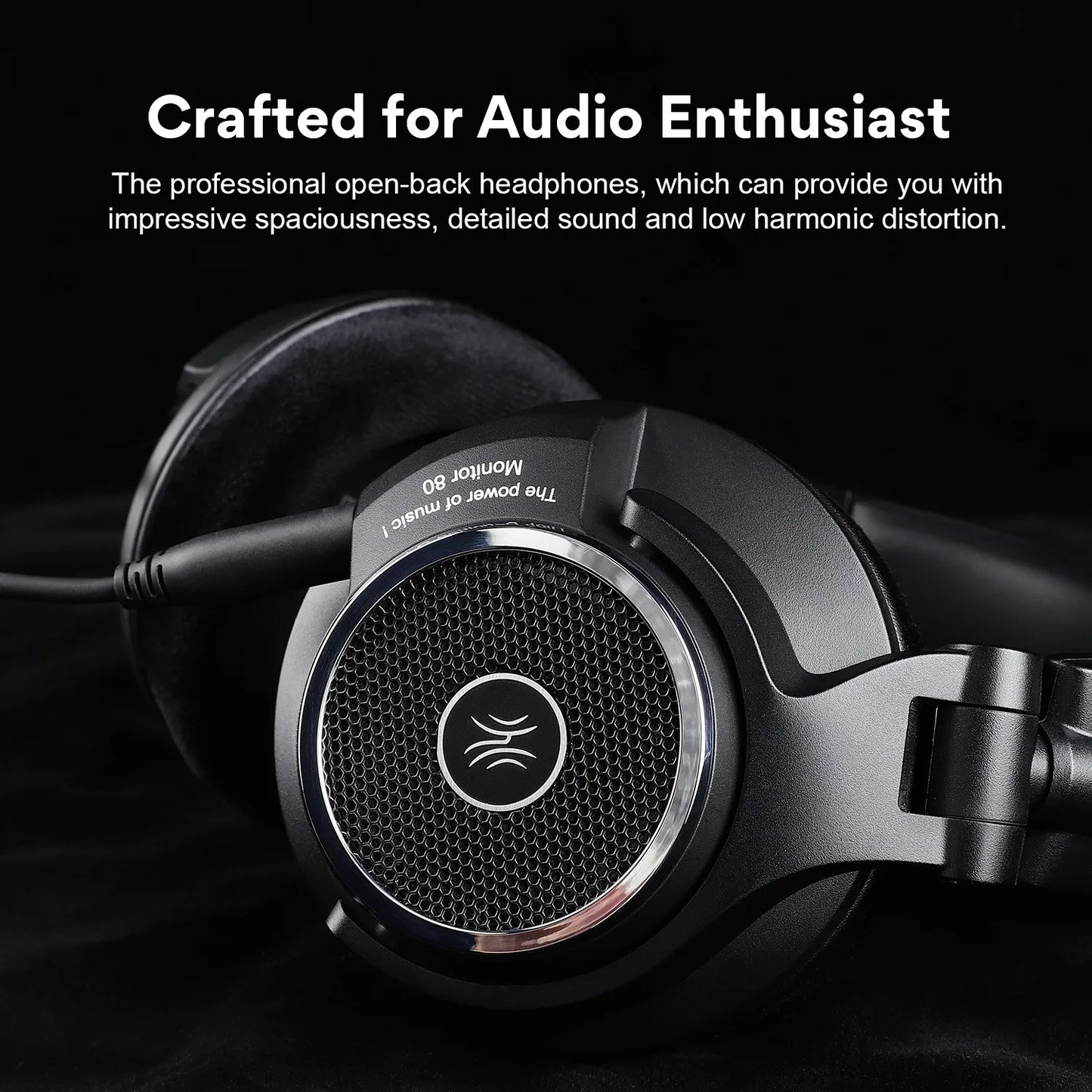 Oneodio Monitor 80 Open Back Headphones for Hi-Res Audio