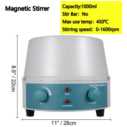 0.5L/1L/2L Digital Magnetic Stirrer Hot Plate