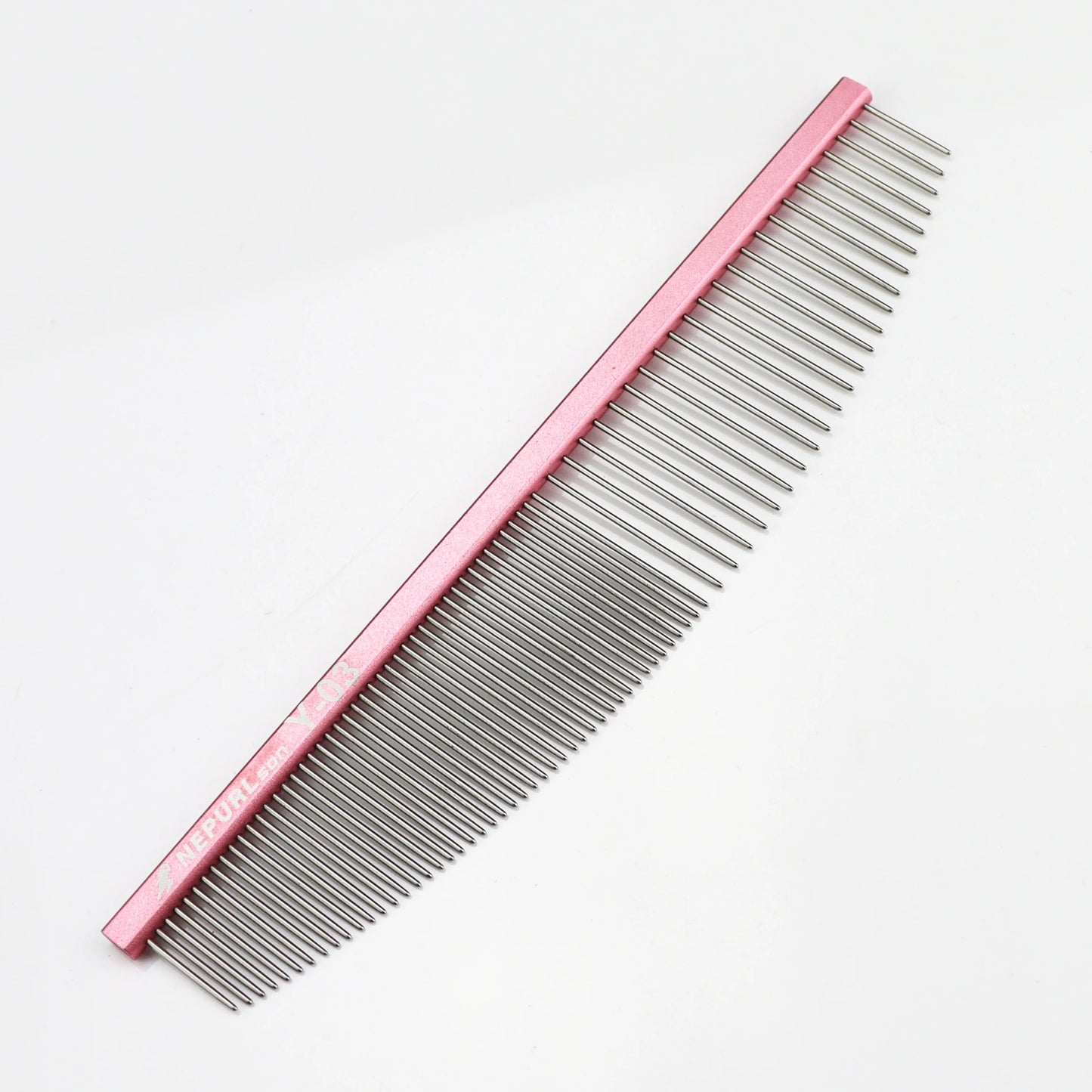 Stainless Steel Tip-Tail Pet Dog Cat Grooming Comb