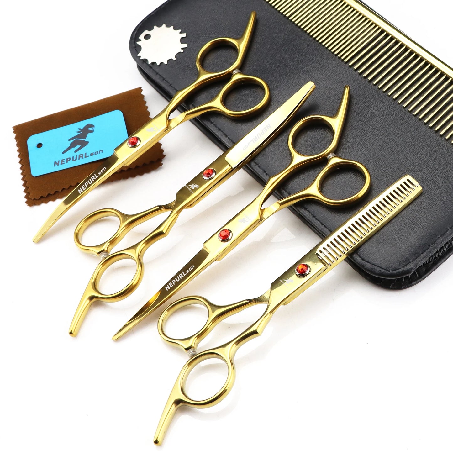 5pc 6" Stainless Steel Pet Dog Cat Grooming Comb Scissors Sets