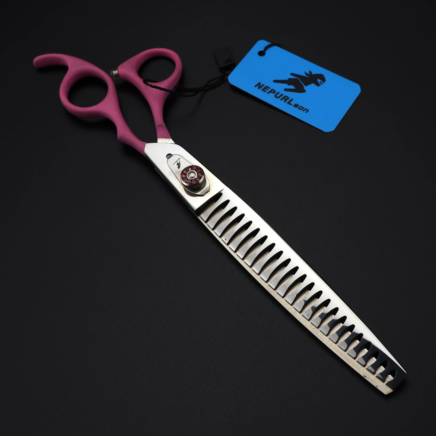 8" Stainless Steel Pet Dog Cat Fish Bone Grooming Scissors