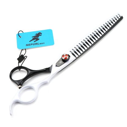 8" Stainless Steel Pet Dog Cat Fish Bone Grooming Scissors